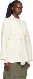 Lauren Manoogian Off-White Coto Cardigan
