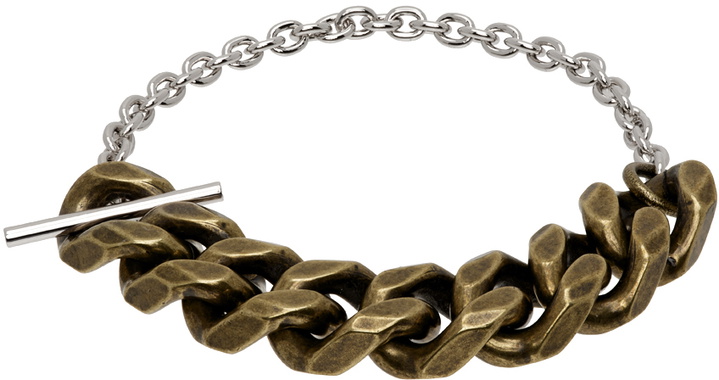 Photo: Dries Van Noten Gold & Silver Curb Bracelet