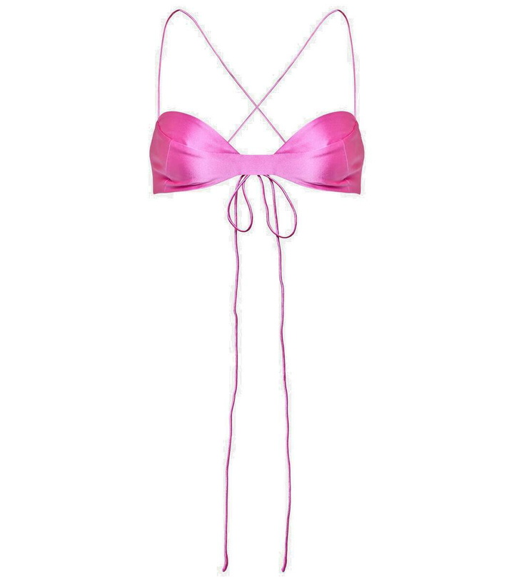 Photo: The Sei Silk charmeuse bra top
