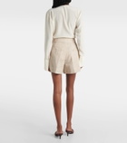 Blazé Milano Selle linen and cotton blend shorts