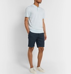 THOM SWEENEY - Cotton-Blend Twill Chino Shorts - Blue