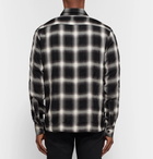 SIMON MILLER - Checked Wool-Blend Shirt - Men - Black
