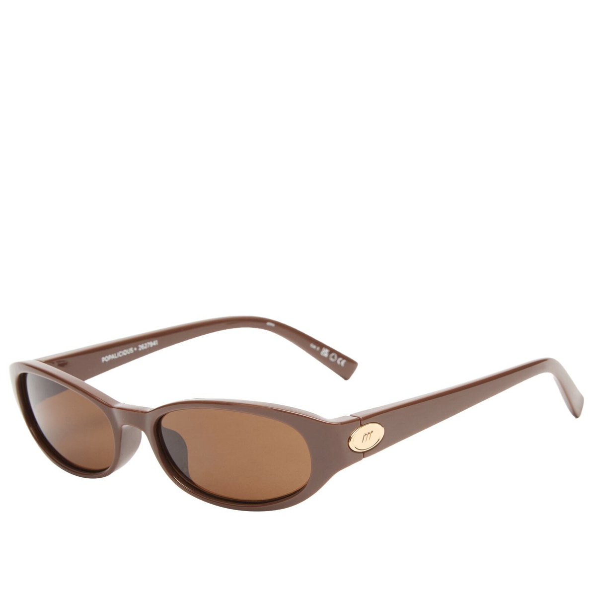 Le Specs Women's Popalicious Sunglasses in Cocoa/Brown Mono 