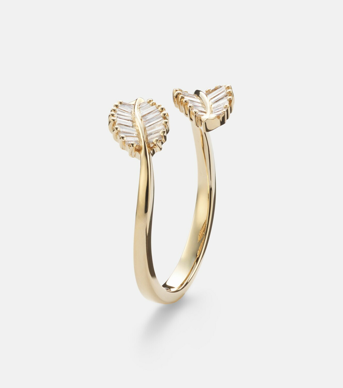 Anita Ko Small 18kt gold ring with diamonds
