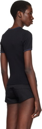 Courrèges Black Heritage Contrast T-shirt