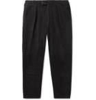Barbour White Label - Tapered Cotton-Corduroy Trousers - Black