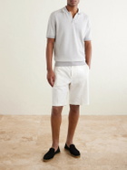 Orlebar Brown - Horton Cotton and Wool-Blend Polo Shirt - Gray