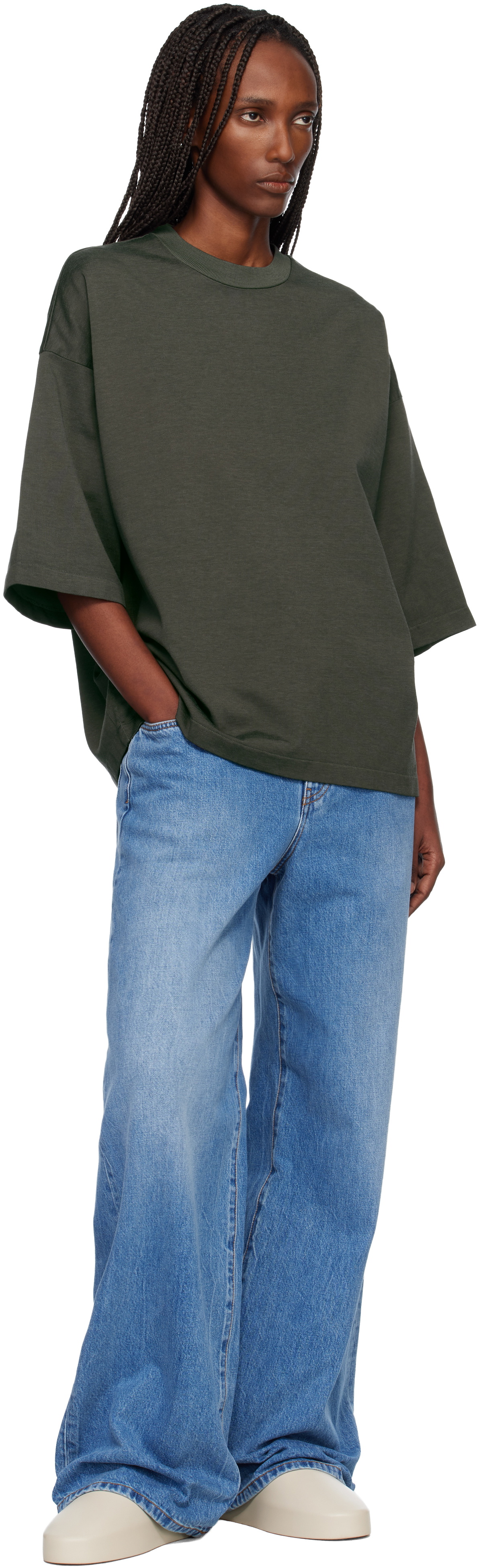 Fear of God Khaki Relaxed S/S T-shirt