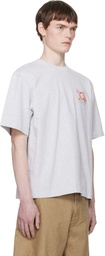 Casablanca Gray 'Collage D'Icônes Graphiques' Oversized T-shirt
