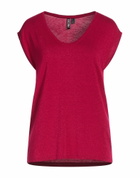 Pieces Womens T-shirt Garnet