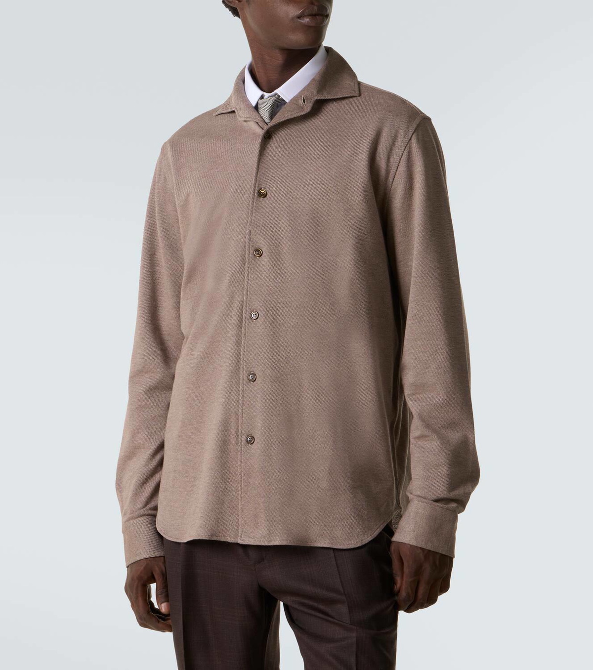 Brioni Cotton piqué shirt