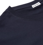 Loewe - Logo-Embroidered Cotton-Jersey T-Shirt - Blue