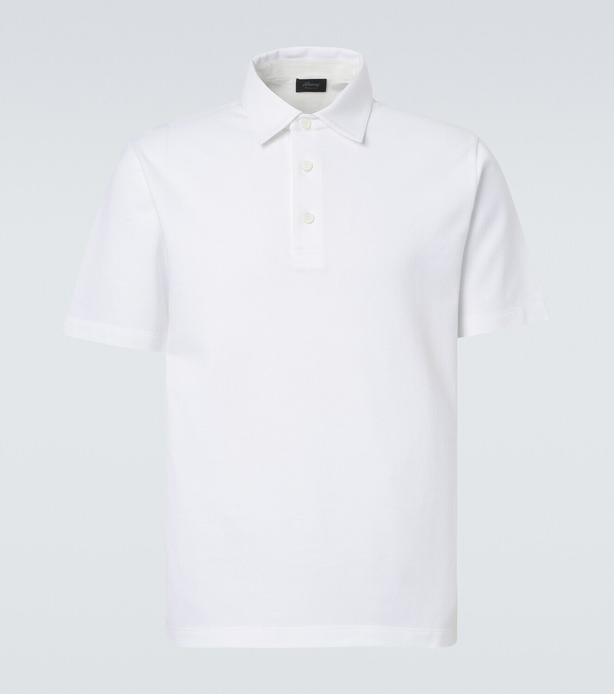 Brioni Cotton piqué polo shirt