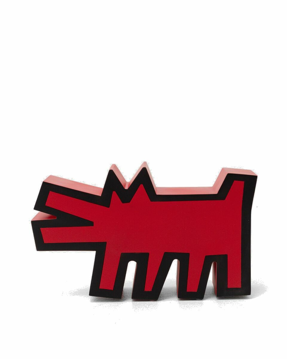 Photo: Medicom Keith Haring Barking Dog Statue Original Black|Red - Mens - Toys