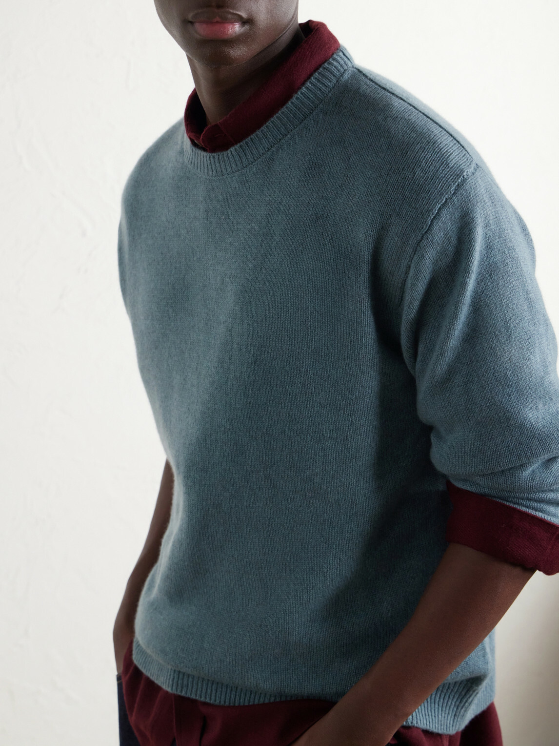 The Elder Statesman - Statesman Cashmere Sweater - Blue