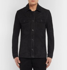 TOM FORD - Suede Shirt Jacket - Men - Black