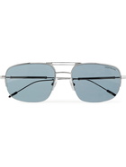 MONTBLANC - Aviator-Style Silver-Tone Sunglasses - Silver