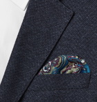 Etro - Paisley-Print Silk-Twill Pocket Square - Multi