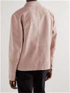 Dunhill - Suede Shirt Jacket - Pink