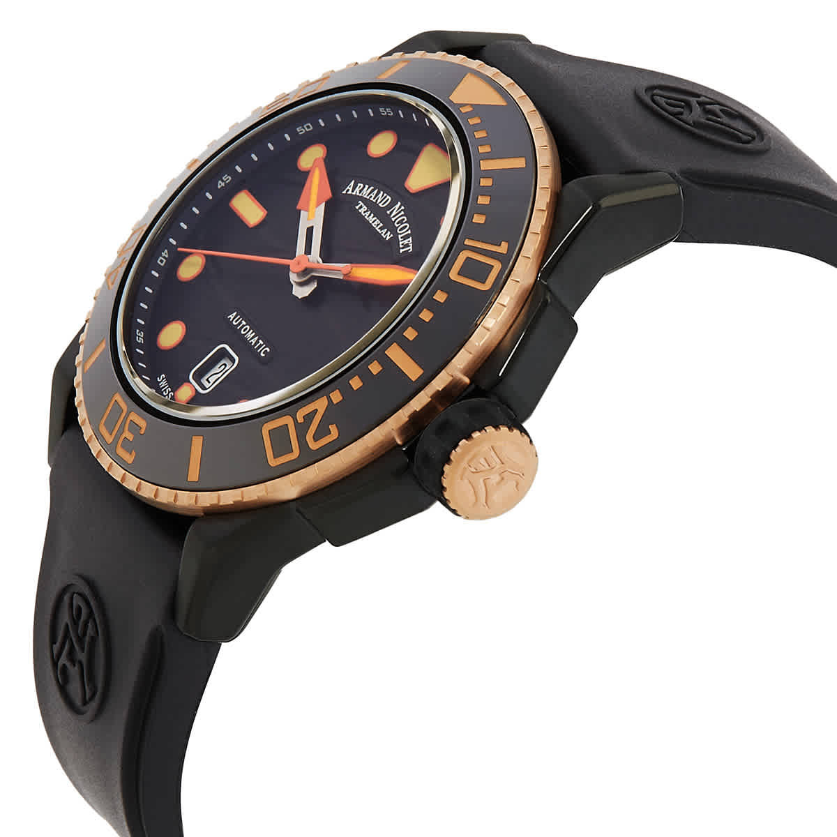 Armand Nicolet JSH Automatic Black Dial Mens Watch A480PQS-NO-GG4710N