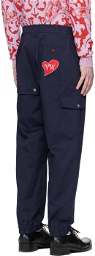 Vivienne Westwood Navy Back Door Combat Cargo Pants