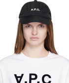 A.P.C. Black Charlie Cap