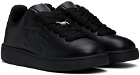 Burberry Black Leather Box Sneakers