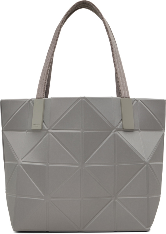 Photo: BAO BAO ISSEY MIYAKE Gray Track Bag