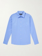 Rag & Bone - Striped Cotton-Poplin Shirt - Blue