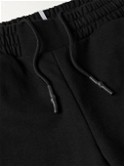 MCQ - Straight-Leg Logo-Appliquéd Cotton-Jersey Shorts - Black