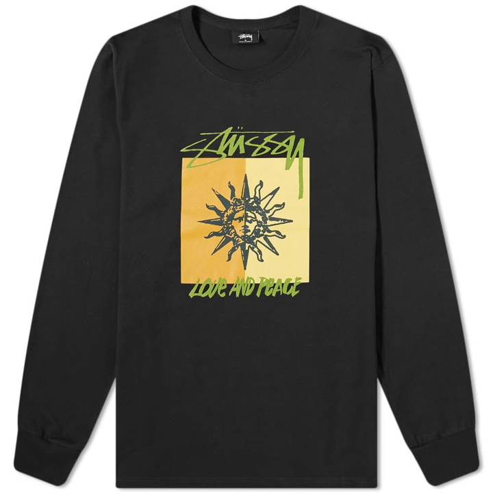 Photo: Stussy Long Sleeve Love & Peace Tee