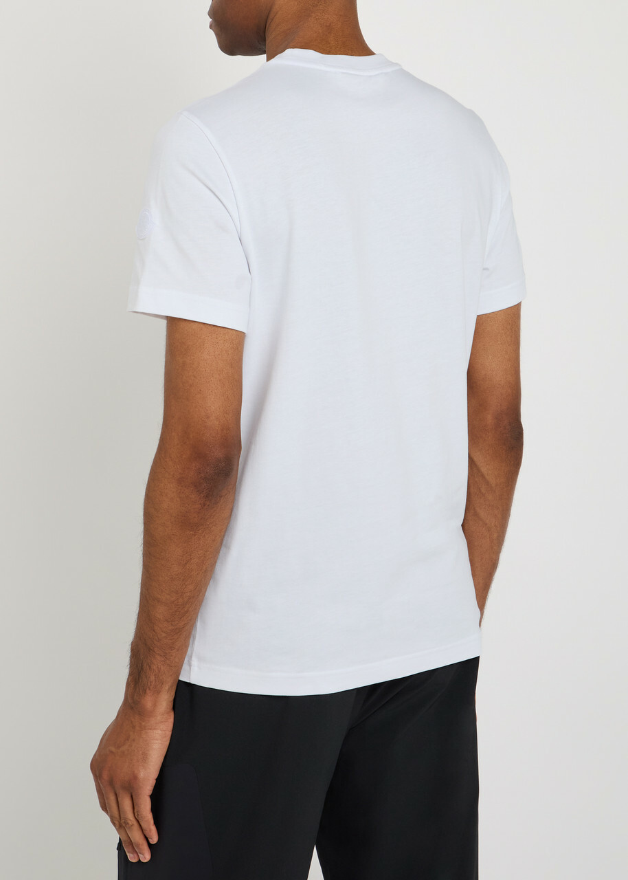 Moncler Logo-print Cotton T-shirt White