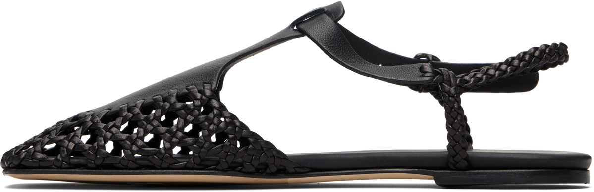 HEREU Black Reixa Sandals