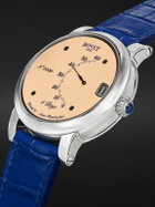Bovet - Récital 15 Limited Edition Hand-Wound 42mm Titanium and Leather Watch, Ref. No. R150021