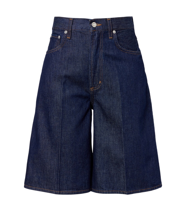 Photo: Agolde Nolan denim Bermuda shorts