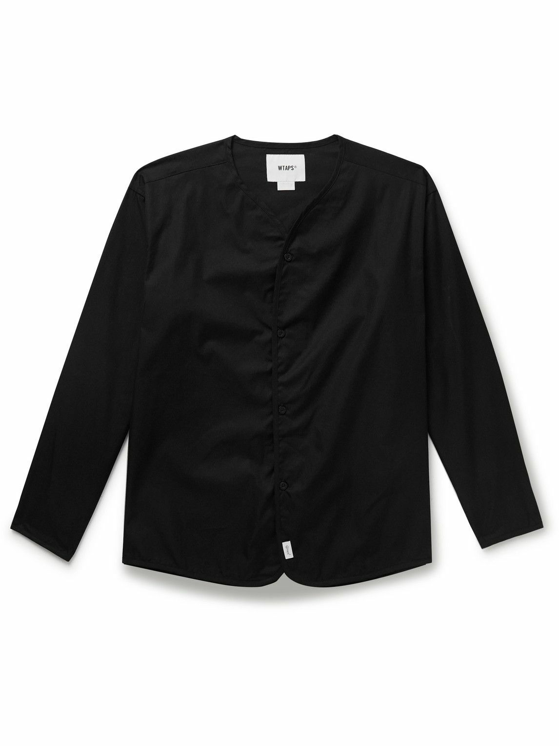 WTAPS - Logo-Print Cotton and Nylon-Blend Shirt - Black WTAPS
