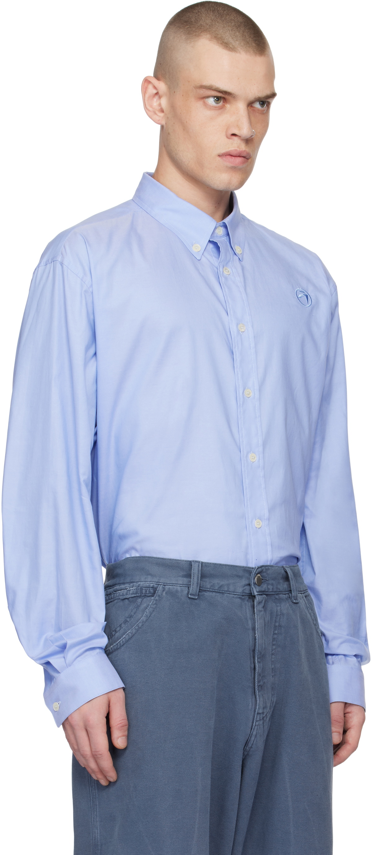 AMBUSH Blue Oxford Shirt