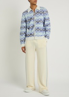 Casablanca Monogram Wool-blend Cardigan Multicoloured 1