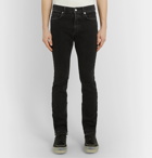Rhude - Skinny-Fit Distressed Denim Jeans - Black