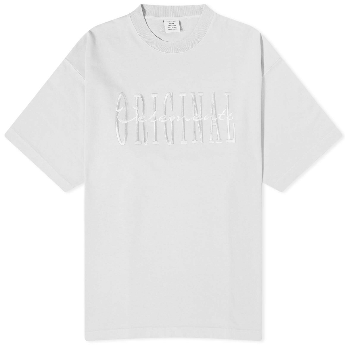 VETEMENTS - Oversized Printed Cotton-Jersey T-Shirt - White Vetements