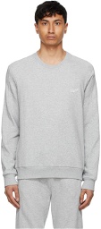 Ermenegildo Zegna Grey Logo Sweatshirt