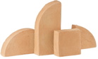 ferm LIVING Orange Fornace Brioni Edition Shape Sculpture Set, 4 pcs