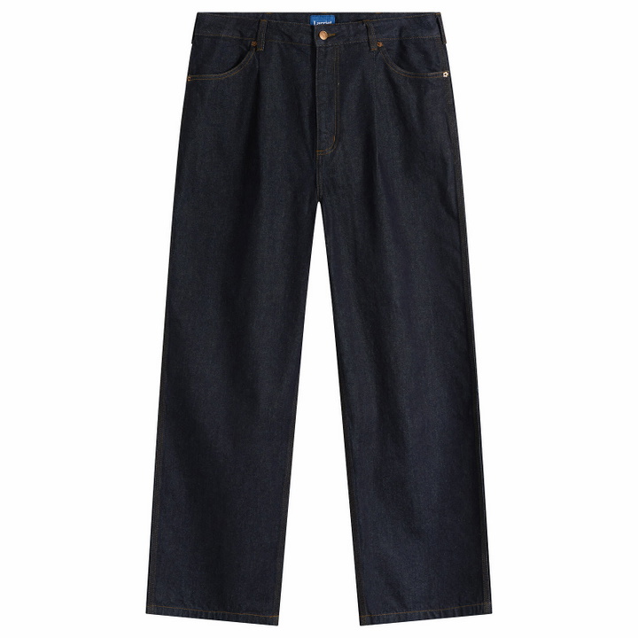 Photo: Larriet Men's Frederick Pleated Pant in Indigo Denim
