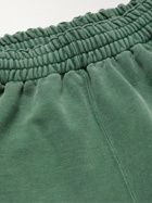 Remi Relief - Straight-Leg Cotton-Jersey Shorts - Green