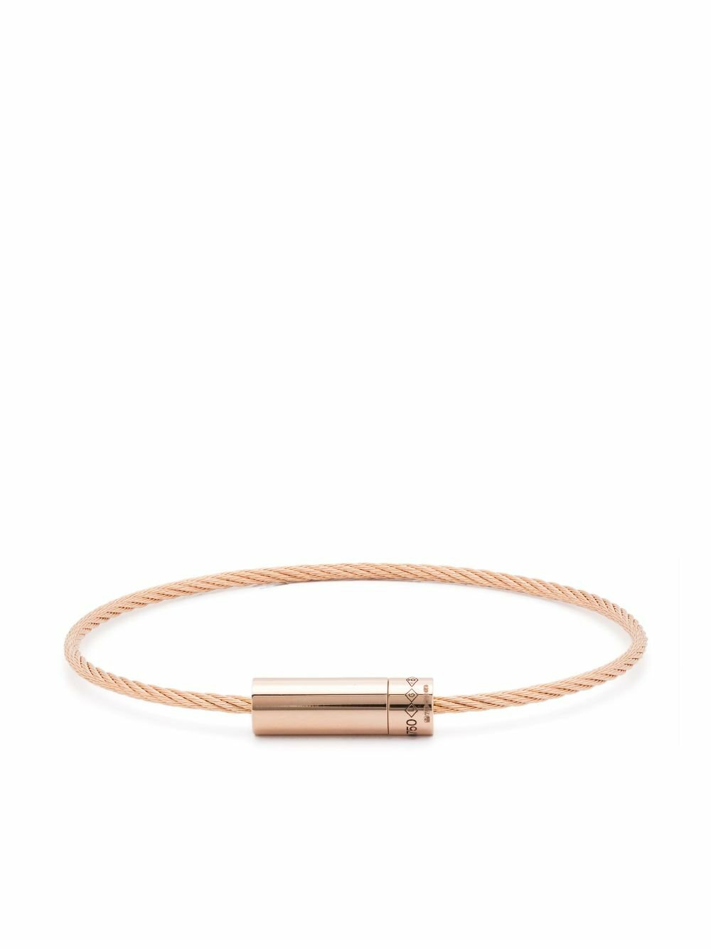 Le Gramme 18K Rose Gold Cable Bracelet Le Gramme