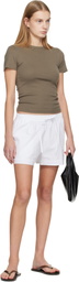 Matteau Taupe Rib Baby T-shirt