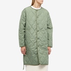 Taion Women's Crew Down Coat in Sage Green