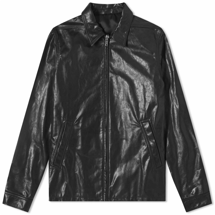 Photo: Rick Owens Men's Brad Leather Boxy Jacket in Black