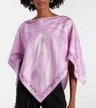 Pucci Printed silk twill top