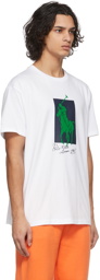 Polo Ralph Lauren White Pony Graphic T-Shirt